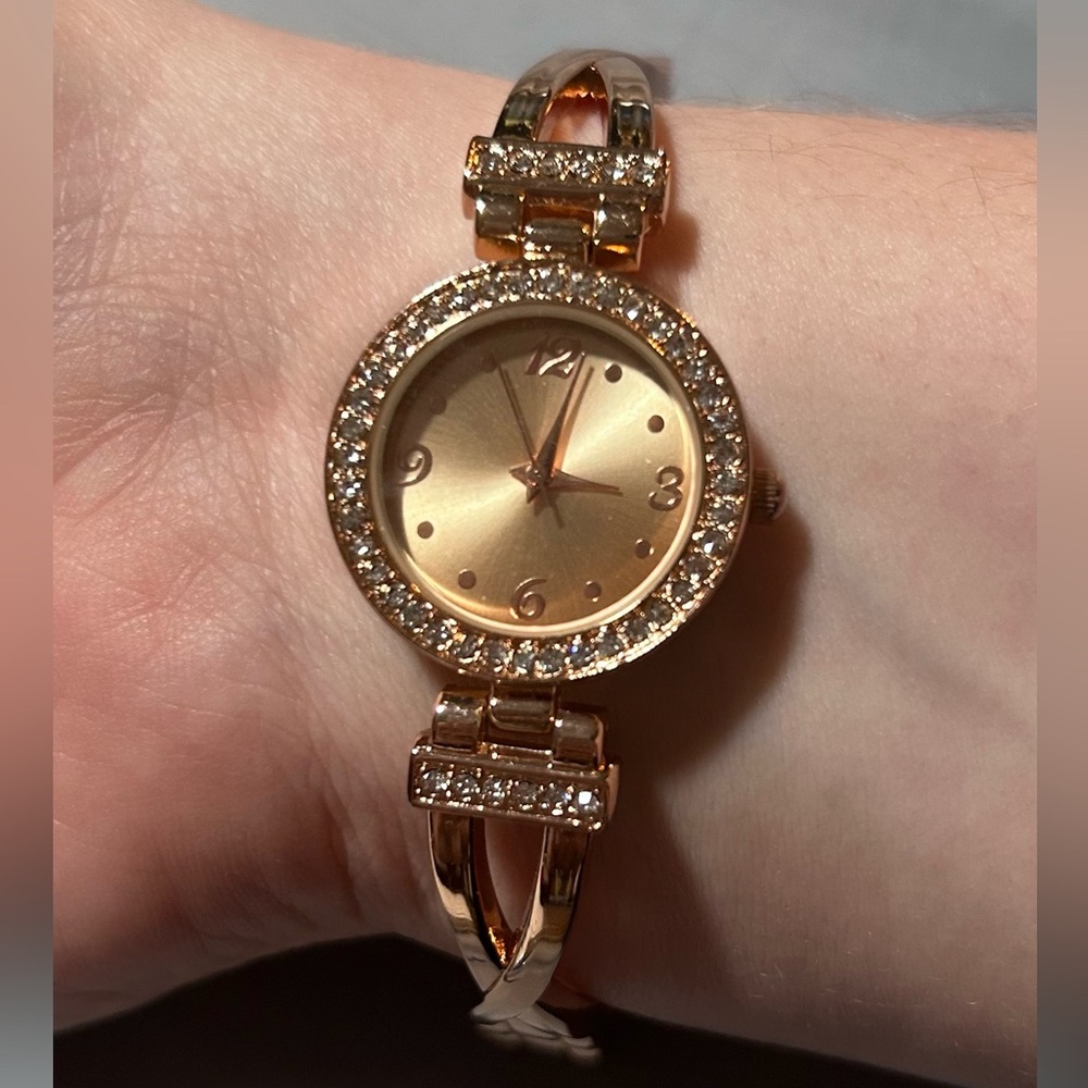 Women’s Rose Gold Colored Watch Tested Works